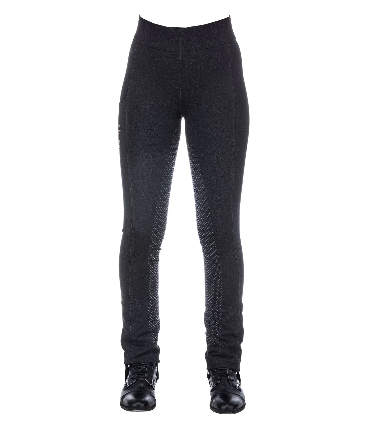 Pantalon d'équitation jodhpur à fond intégral grip enfant Lucia