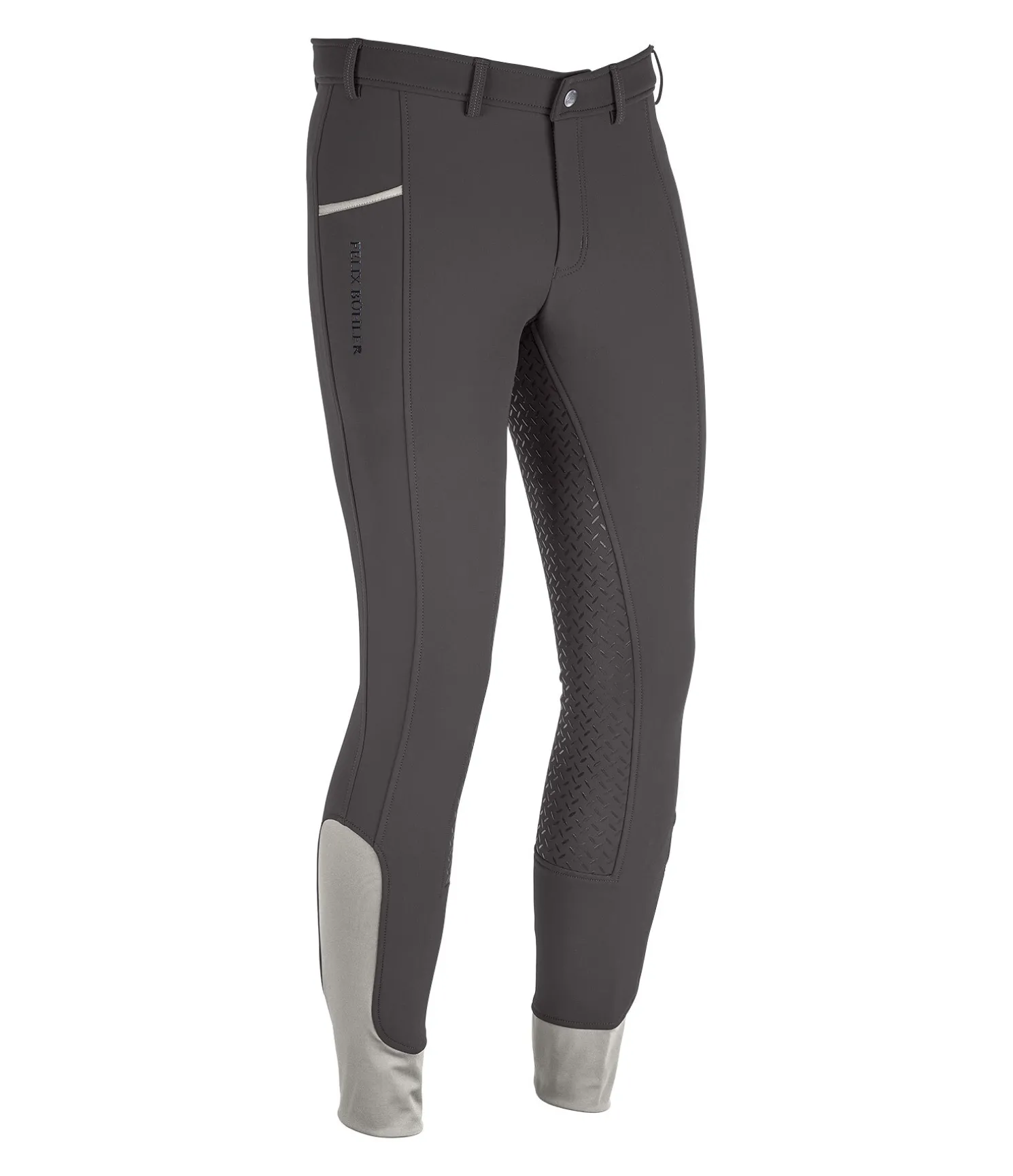 Pantalon d'équitation softshell à fond intégral grip homme Oliver