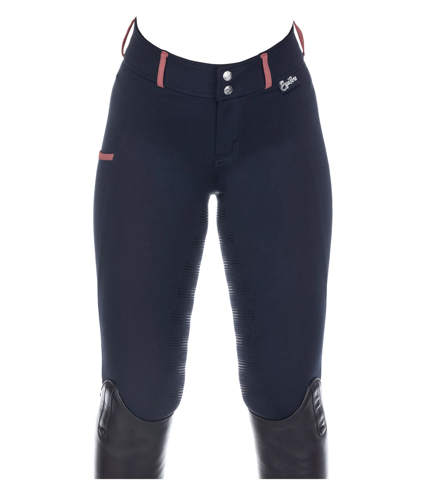 Pantalon d'équitation taille haute à fond intégral enfant Olwen