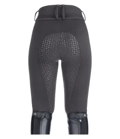 Pantalon d'équitation thermique et hybride à fond intégral grip enfant Talea