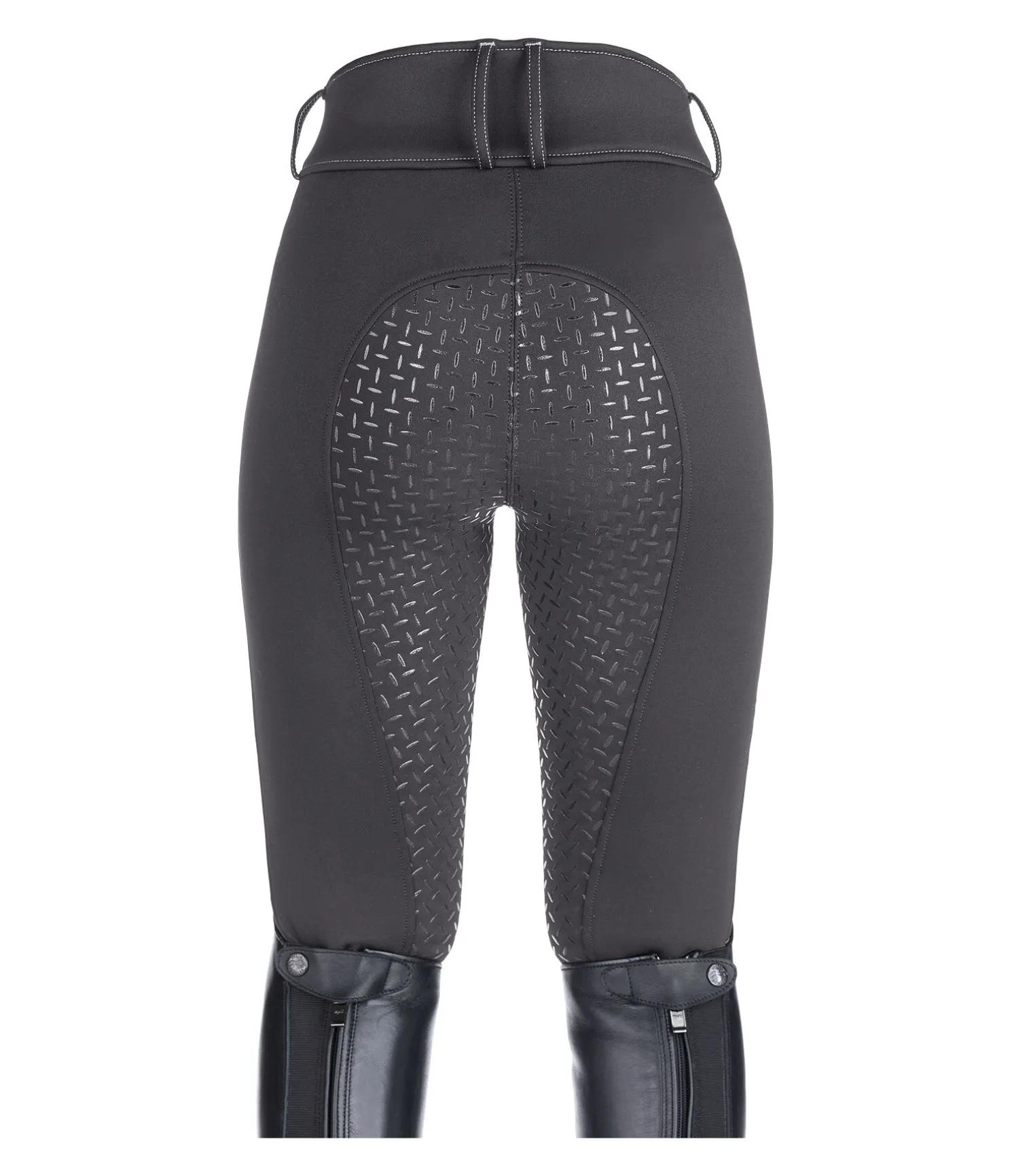 Pantalon d'équitation thermique et hybride à fond intégral grip enfant Talea