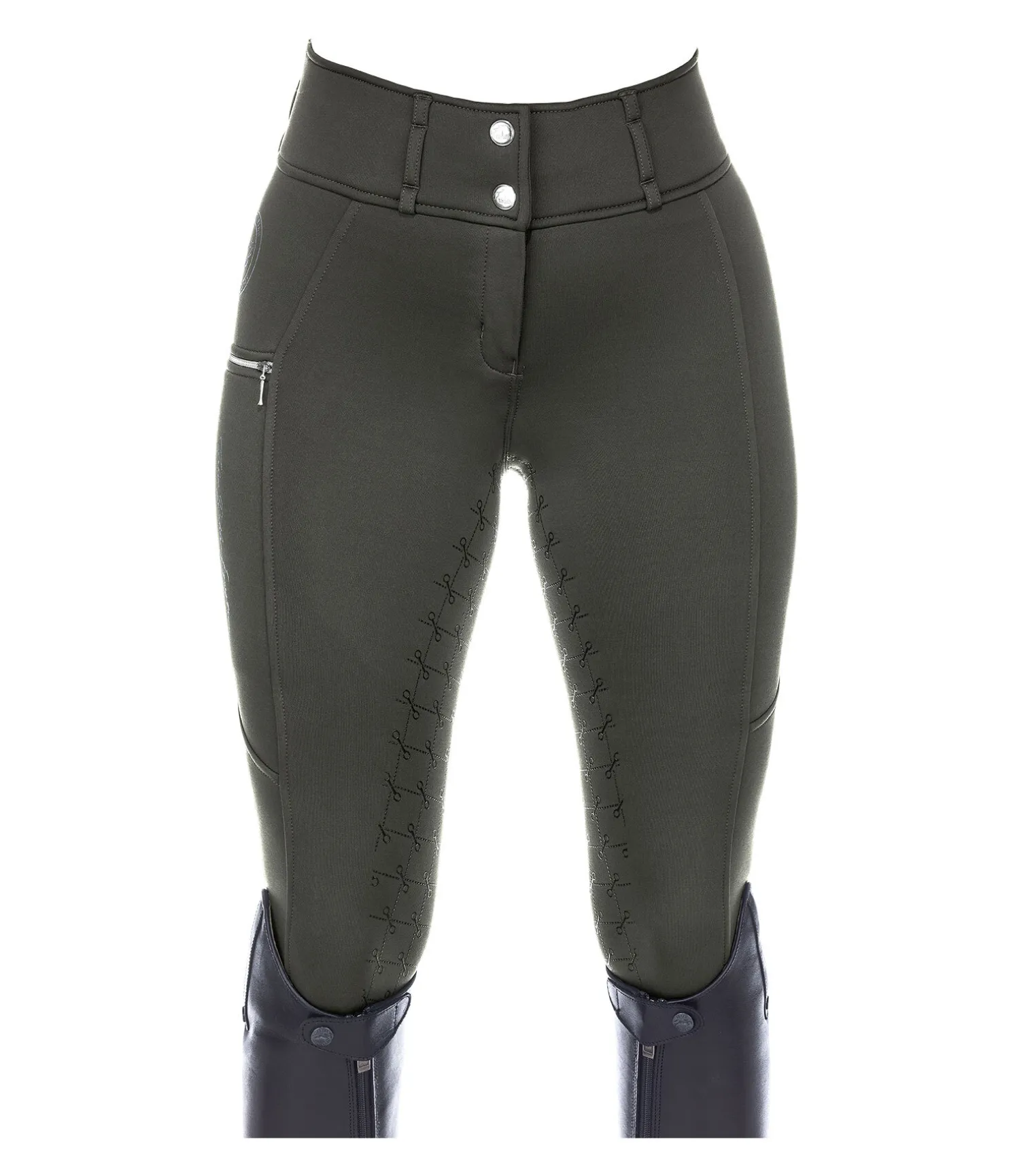 Pantalon d'équitation thermique hybride à fond intégral grip Cheyenne