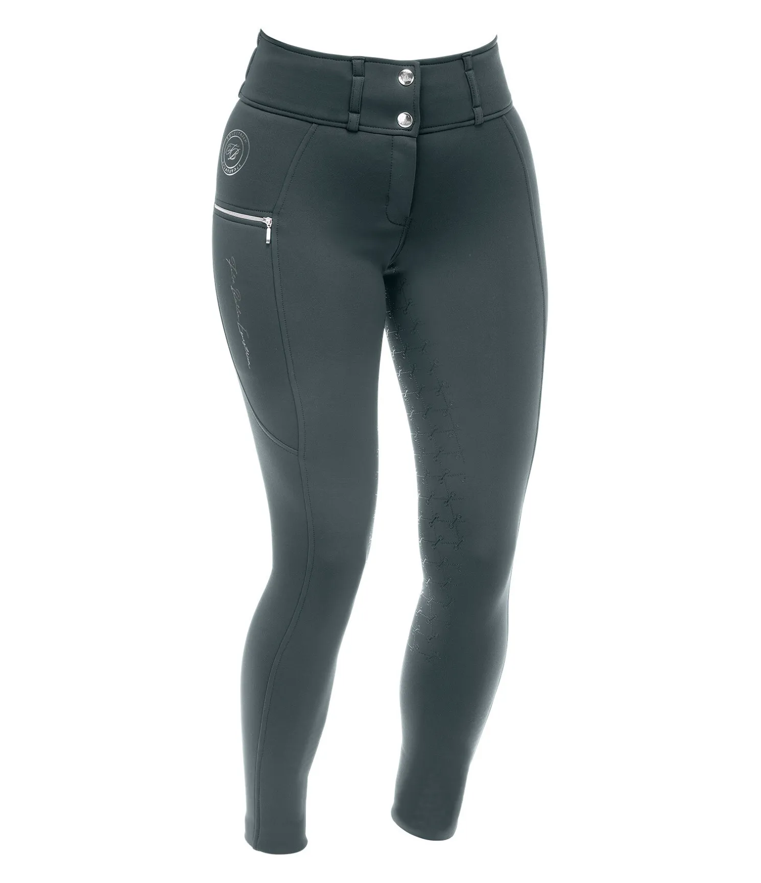 Pantalon d'équitation thermique hybride à fond intégral grip Cheyenne