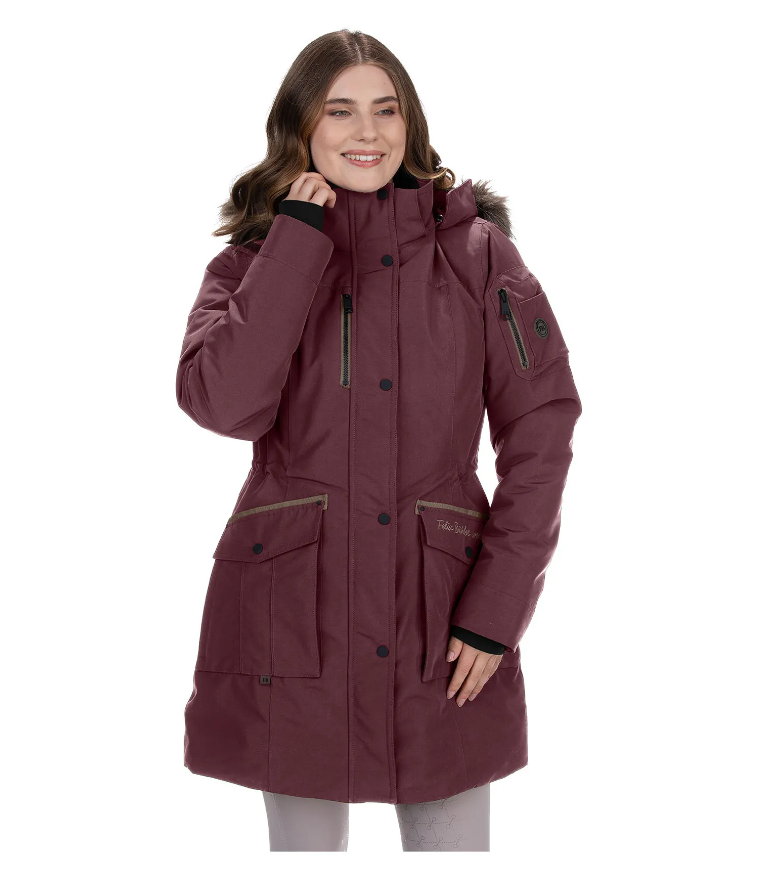 Parka d'équitation technique à capuche Ulla