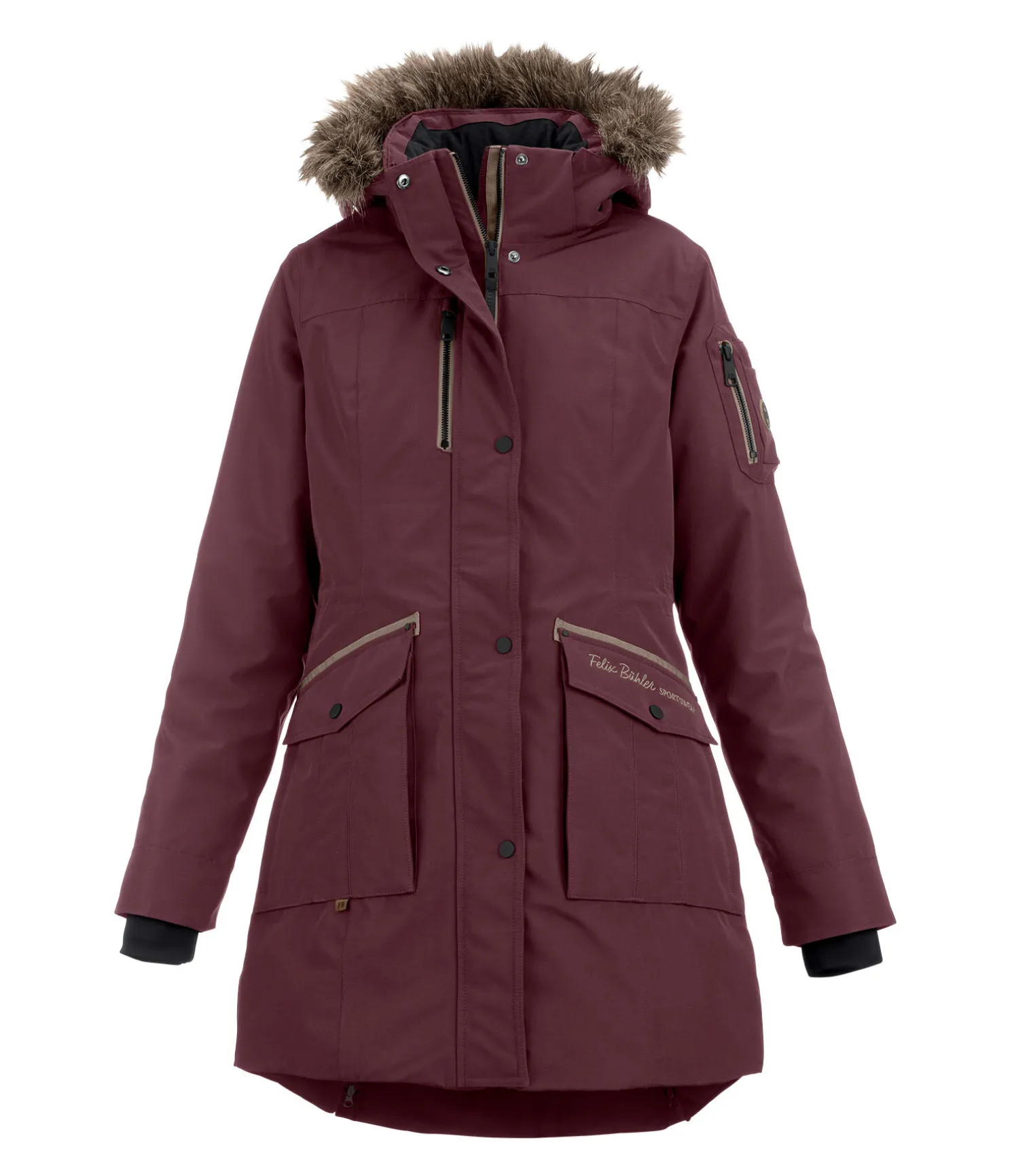 Parka d'équitation technique à capuche Ulla