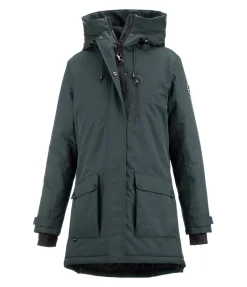 Parka d'équitation technique à capuche Anouk