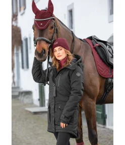 Parka d'équitation technique à capuche Anouk