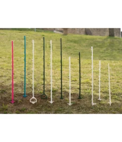Piquets de clôture avec étrier