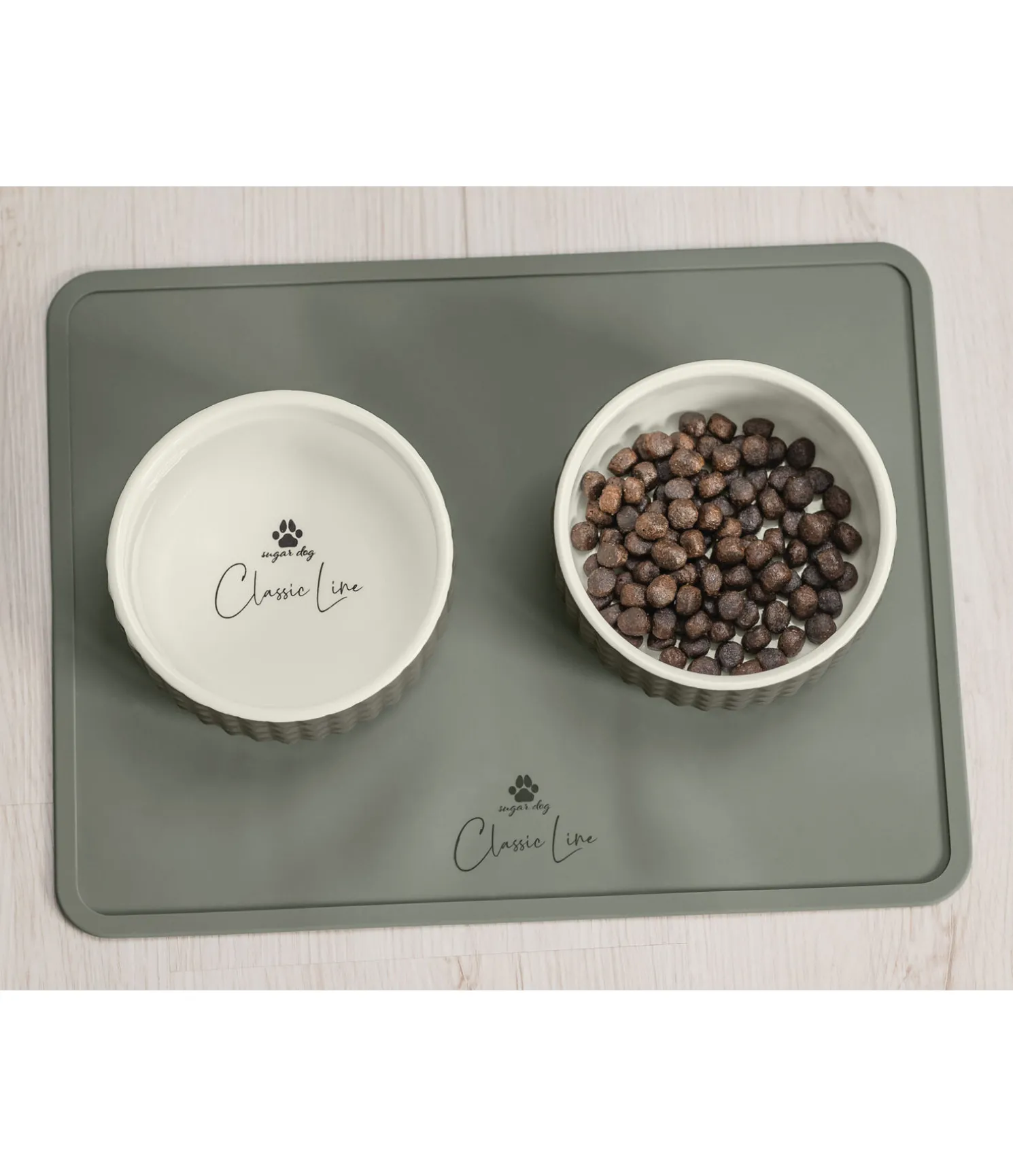Plateau pour gamelles en silicone pour chien Salinas