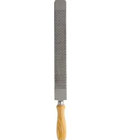 Râpe à sabots avec poignée en bois