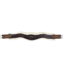 Sangle anatomique en cuir avec polaire Teddy amovible Naira