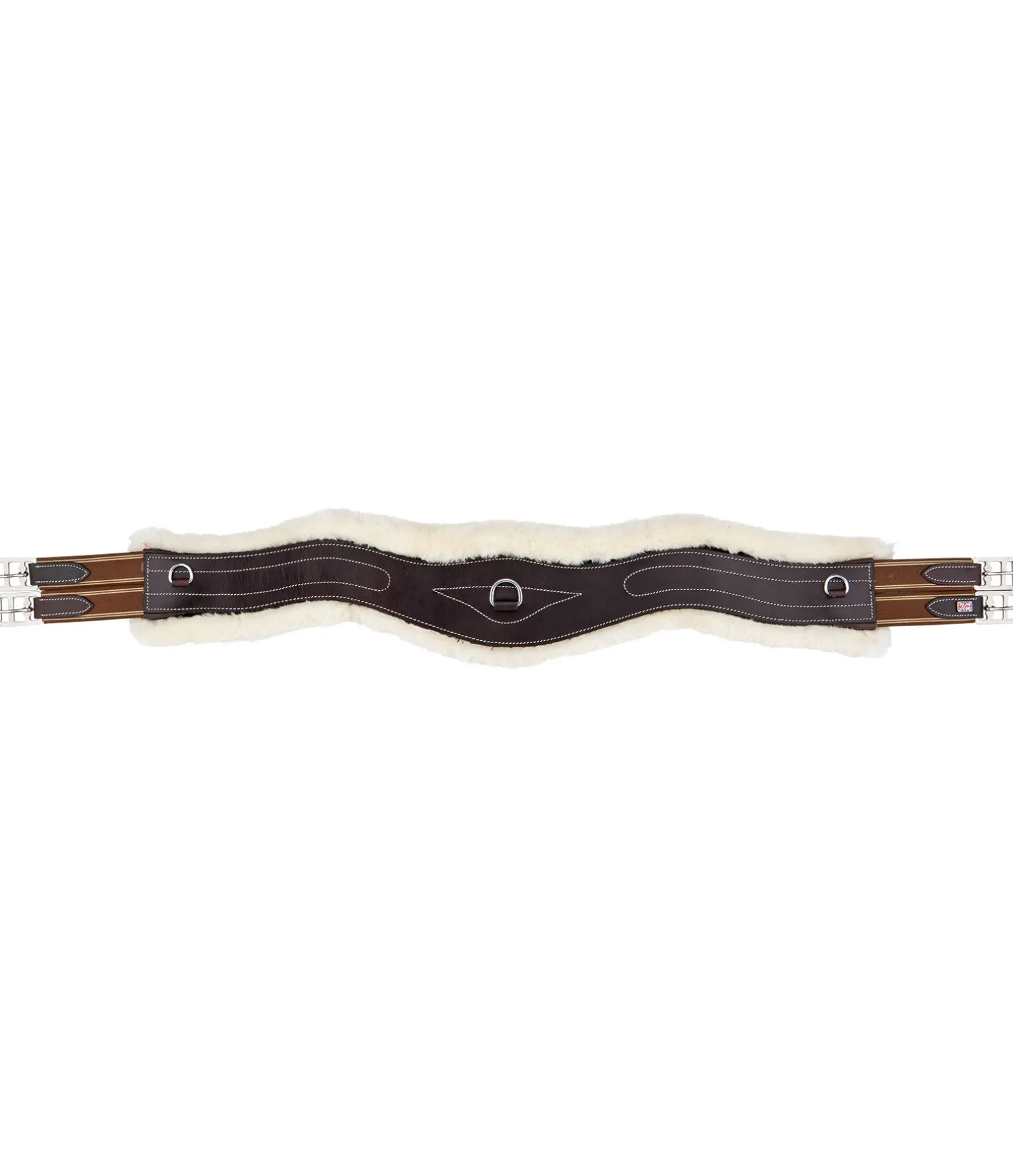 Sangle anatomique en cuir avec polaire Teddy amovible Naira