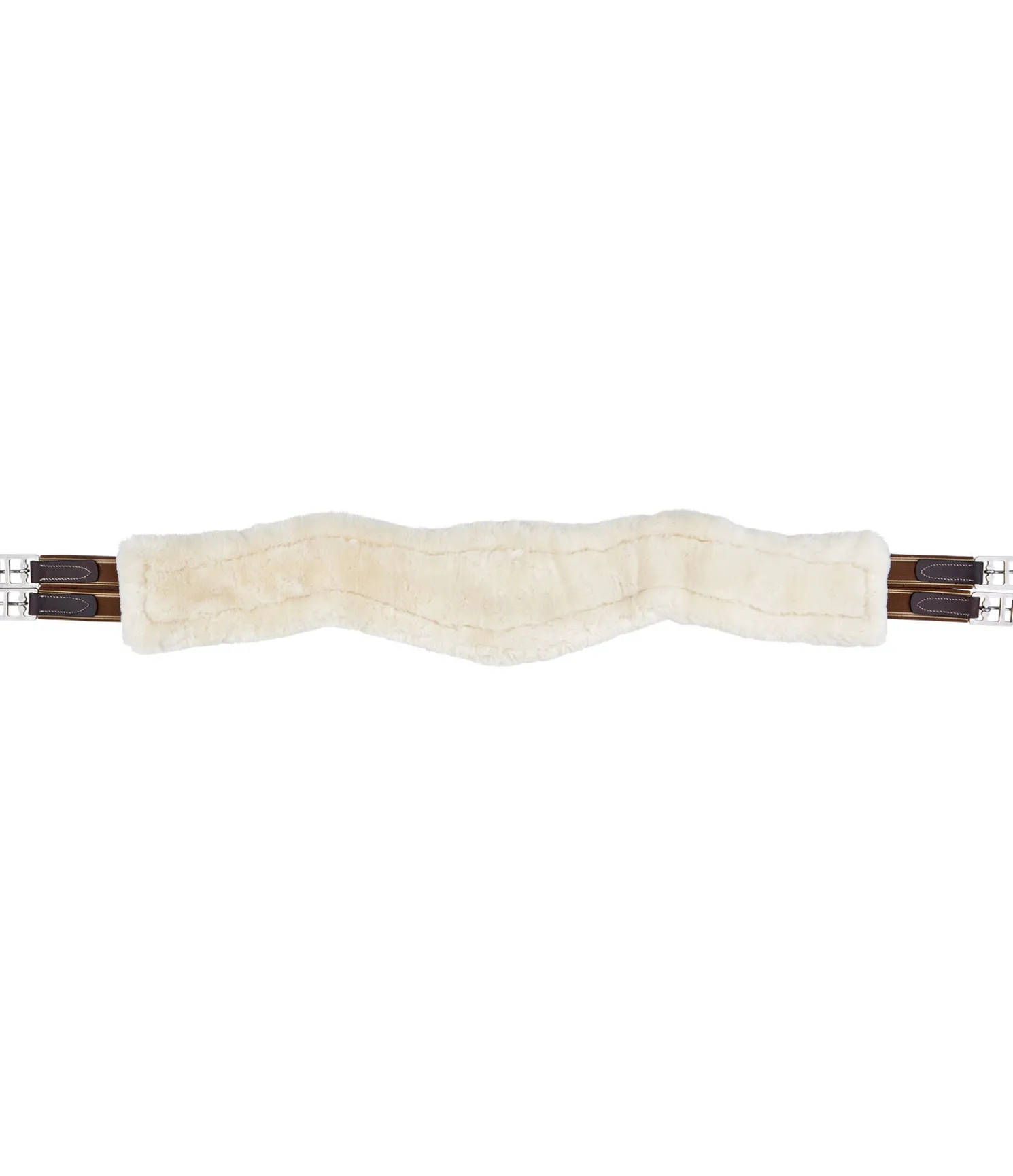 Sangle anatomique en cuir avec polaire Teddy amovible Naira