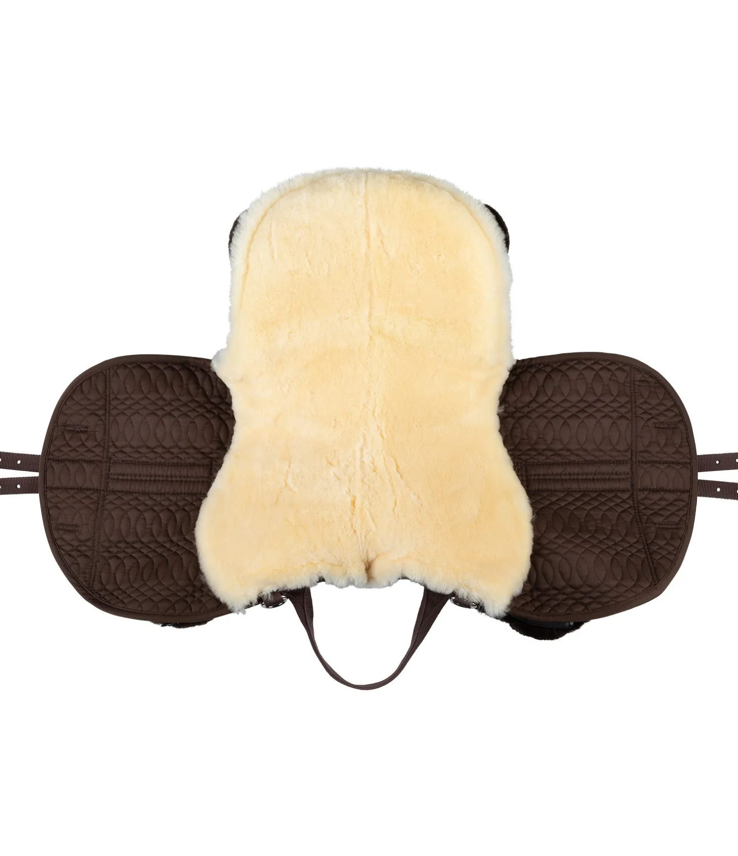 Selle de loisir en véritable fourrure d'agneau