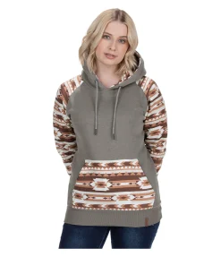 Sweat à capuche Ikat