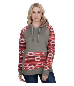 Sweat à capuche Ikat