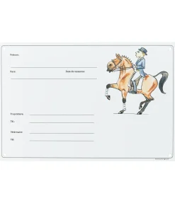 Tableau d'écurie Dressage