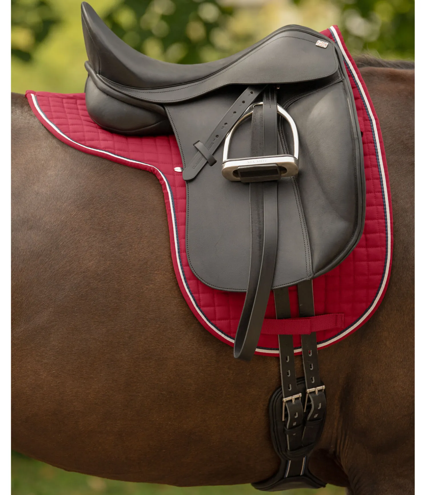 Tapis de selle en coton Basic