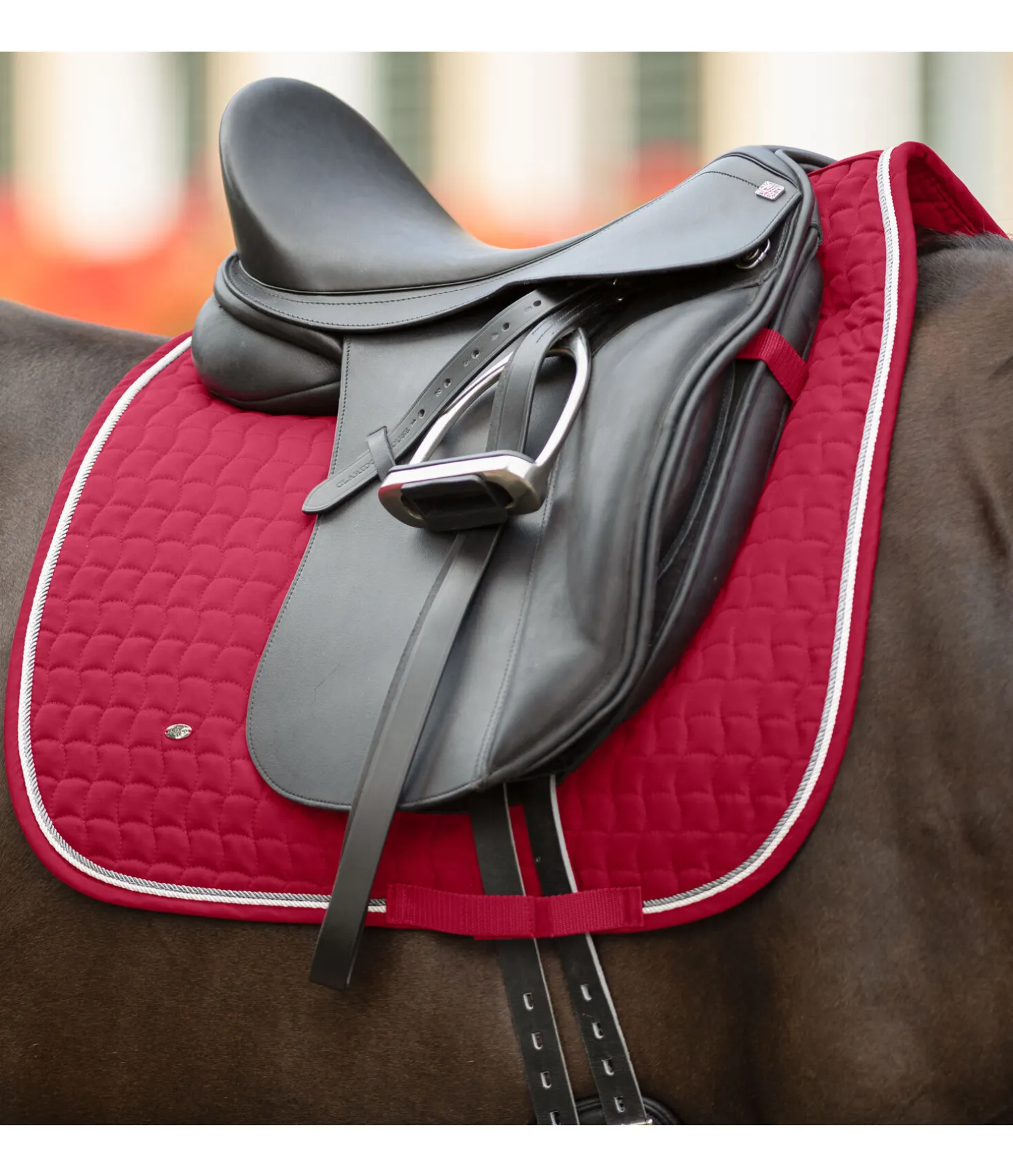 Tapis de selle en coton Basic Deluxe