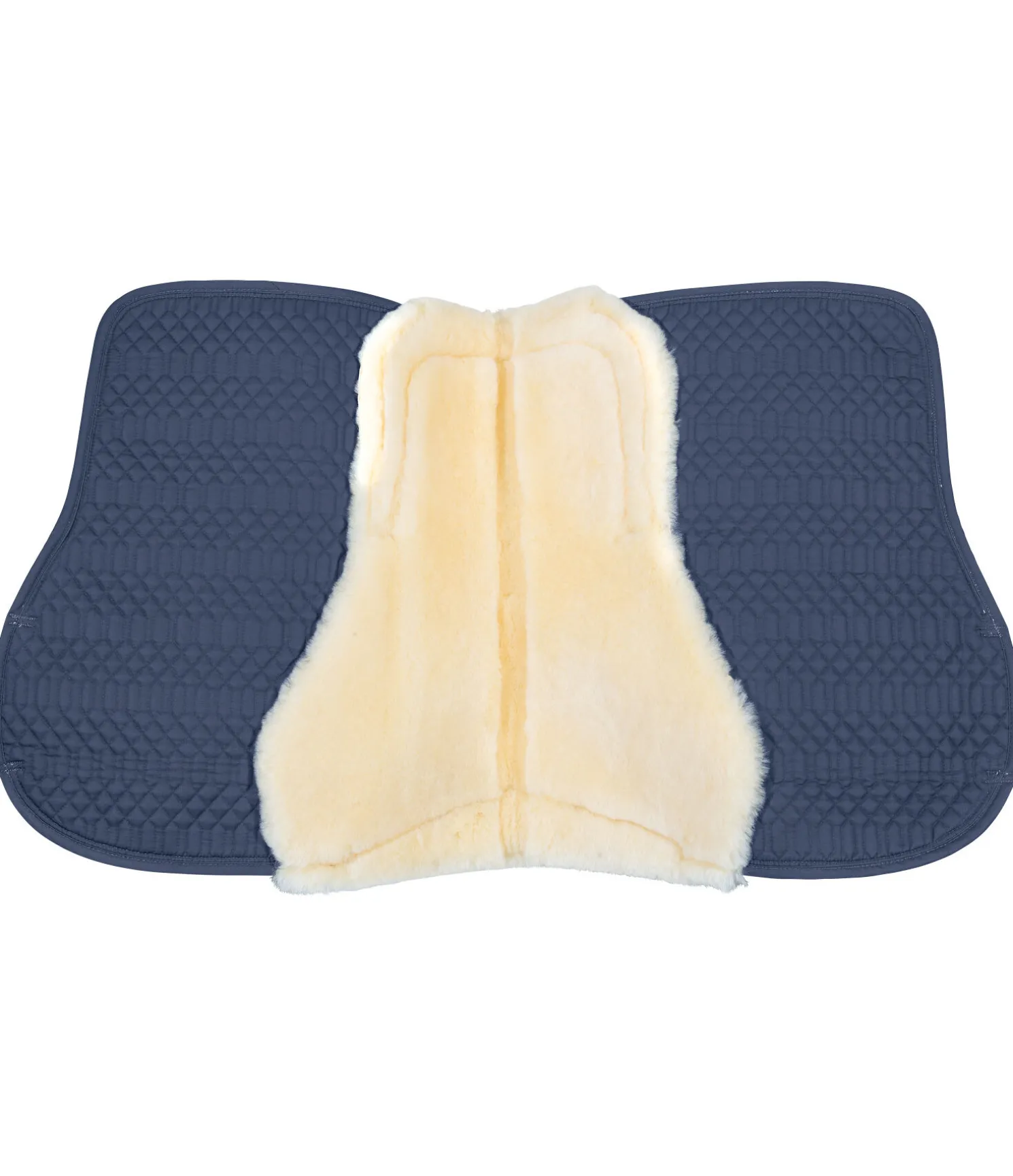 Tapis de selle en véritable fourrure d'agneau Queensland