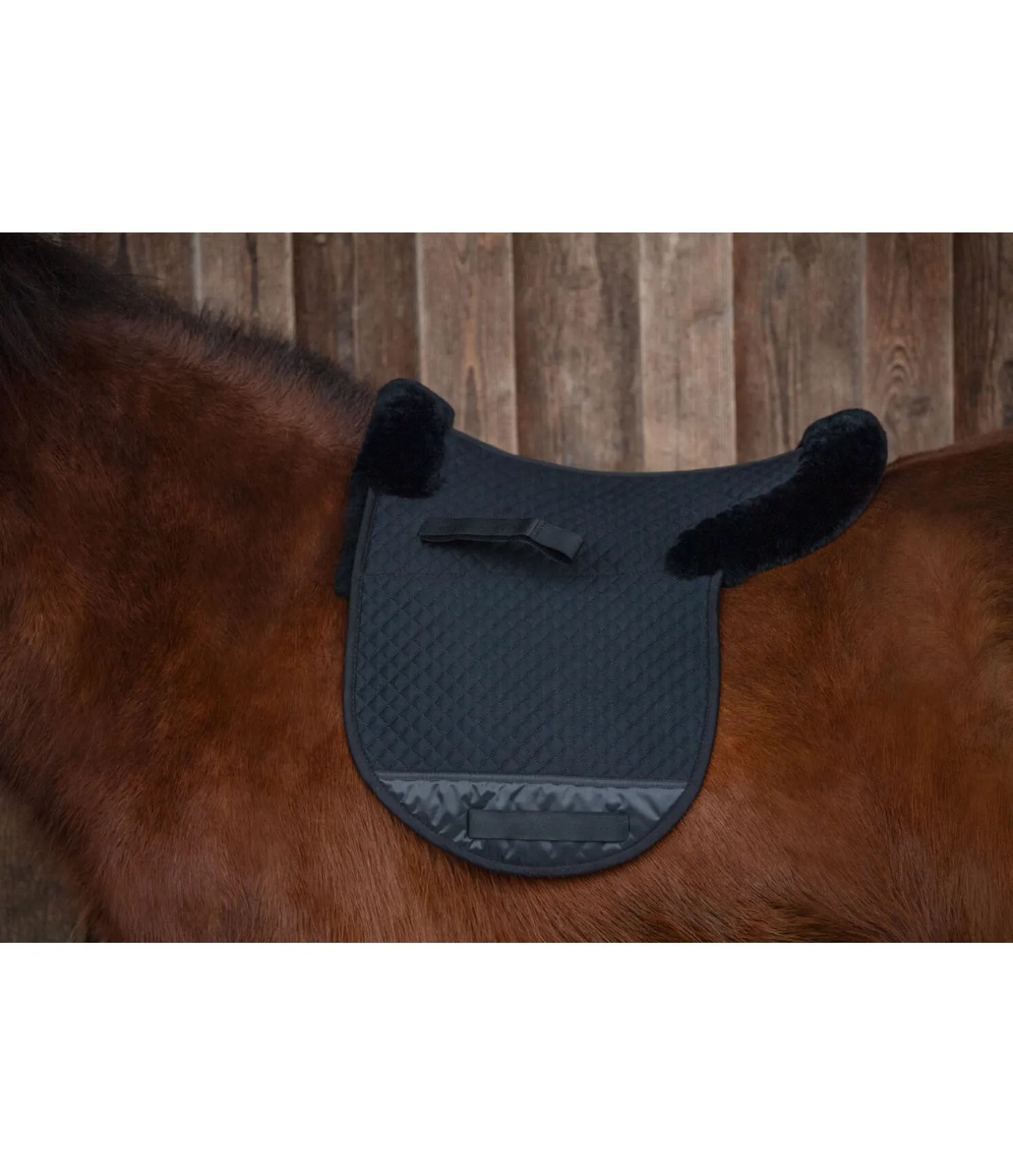 Tapis de selle islandais en véritable fourrure d'agneau