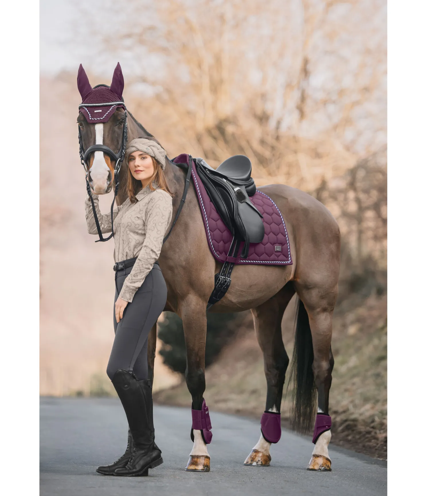 Tapis de selle Sophistication sans passants de contre-sanglons