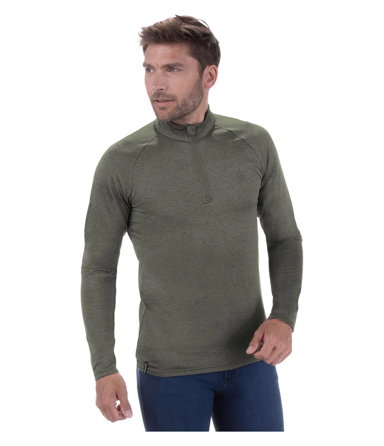 T-shirt à manches longues stretch Performance homme Denton