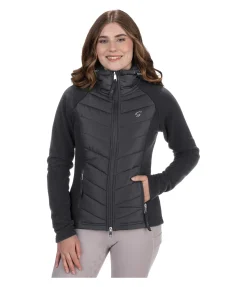 Veste bi-matière à capuche Elisa