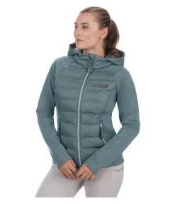 Veste bi-matière à capuche Jolie