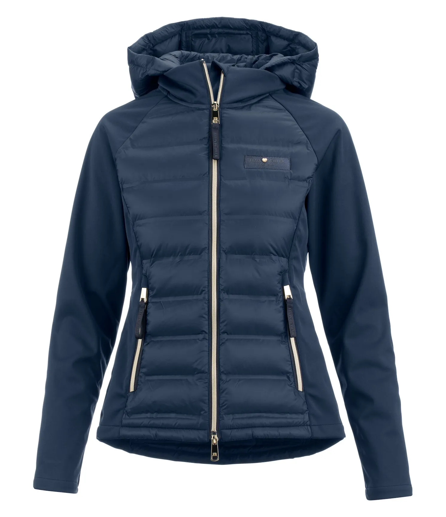 Veste bi-matière à capuche Jolie