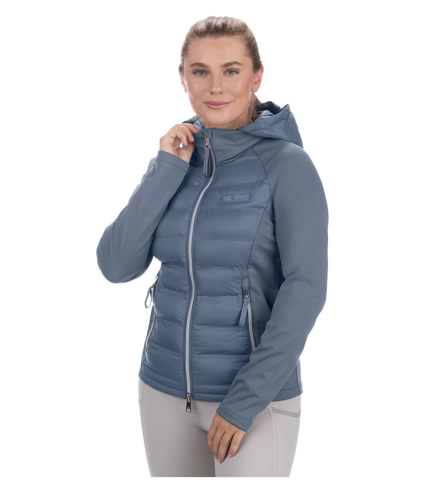 Veste bi-matière à capuche Jolie