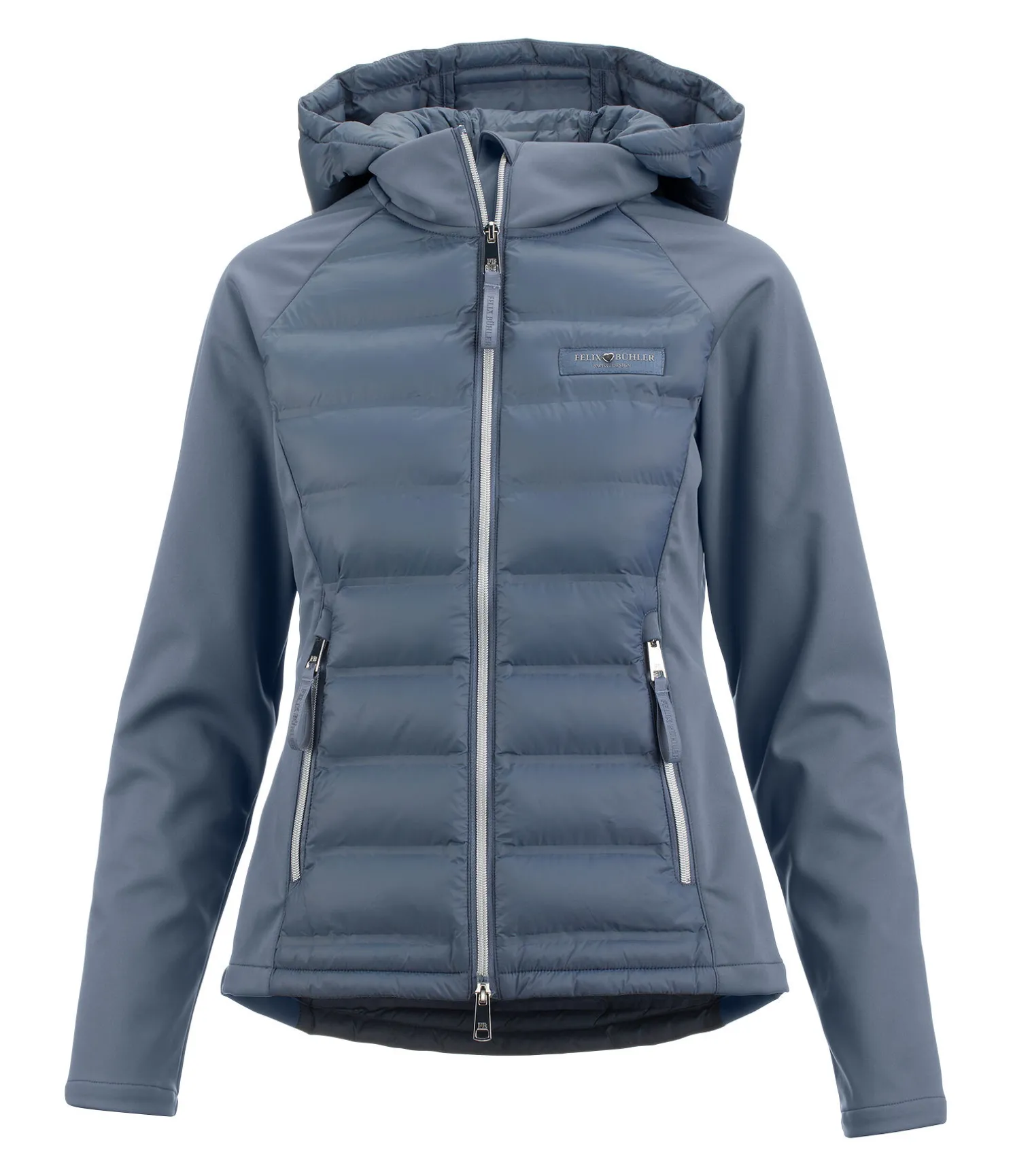 Veste bi-matière à capuche Jolie