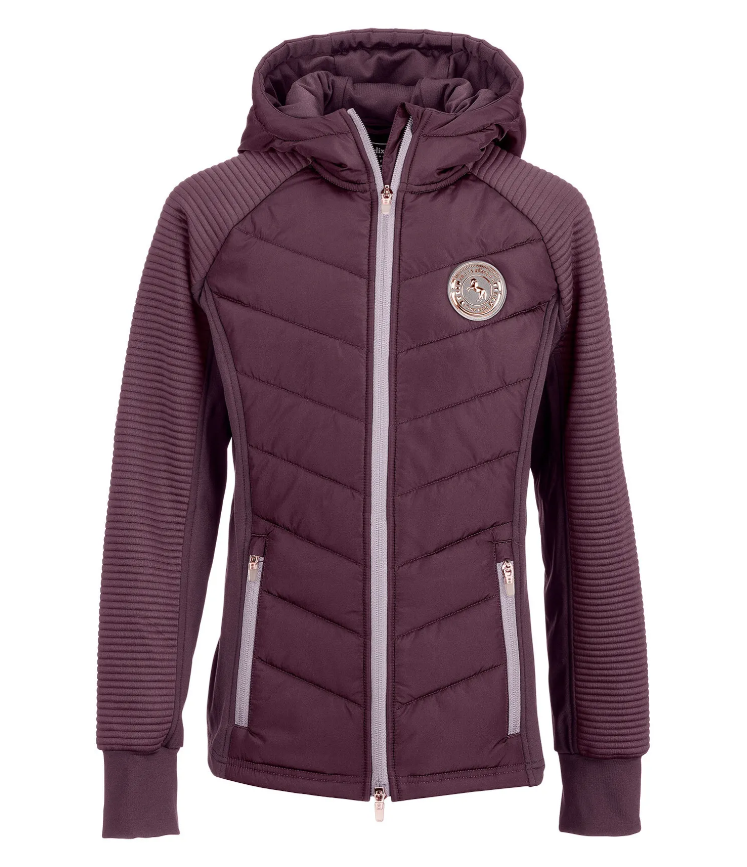 Veste bi-matière en stretch Enfant Elja