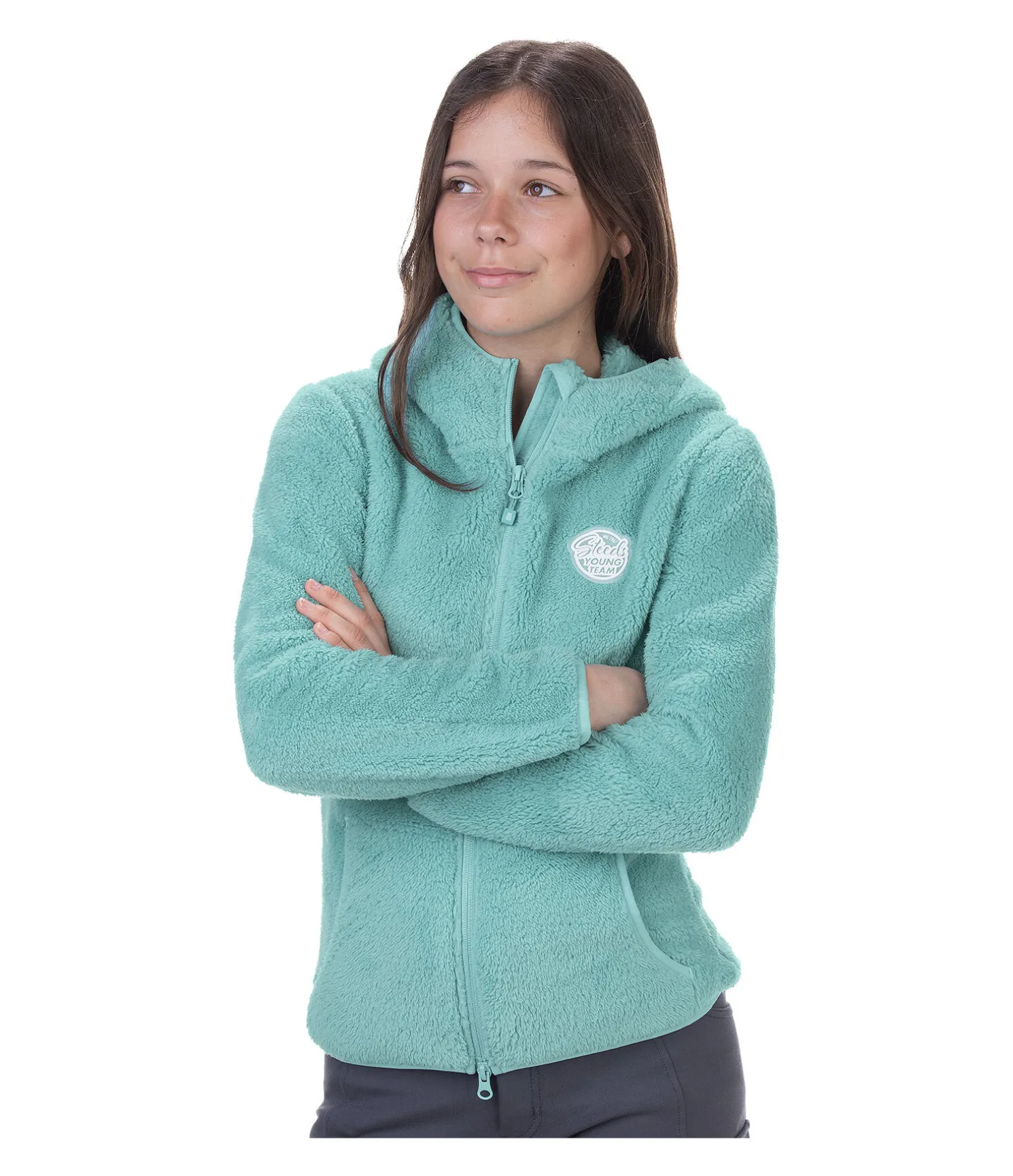 Veste à capuche en polaire Teddy enfant Irma