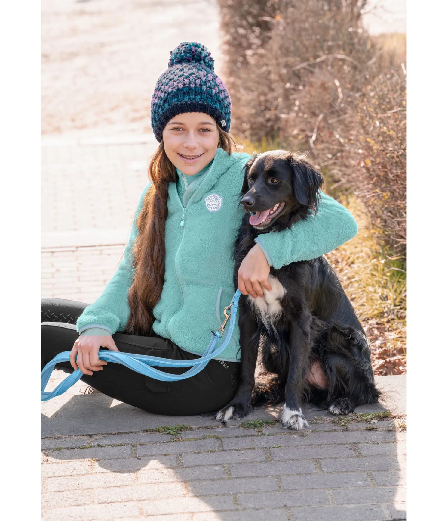 Veste à capuche en polaire Teddy enfant Irma