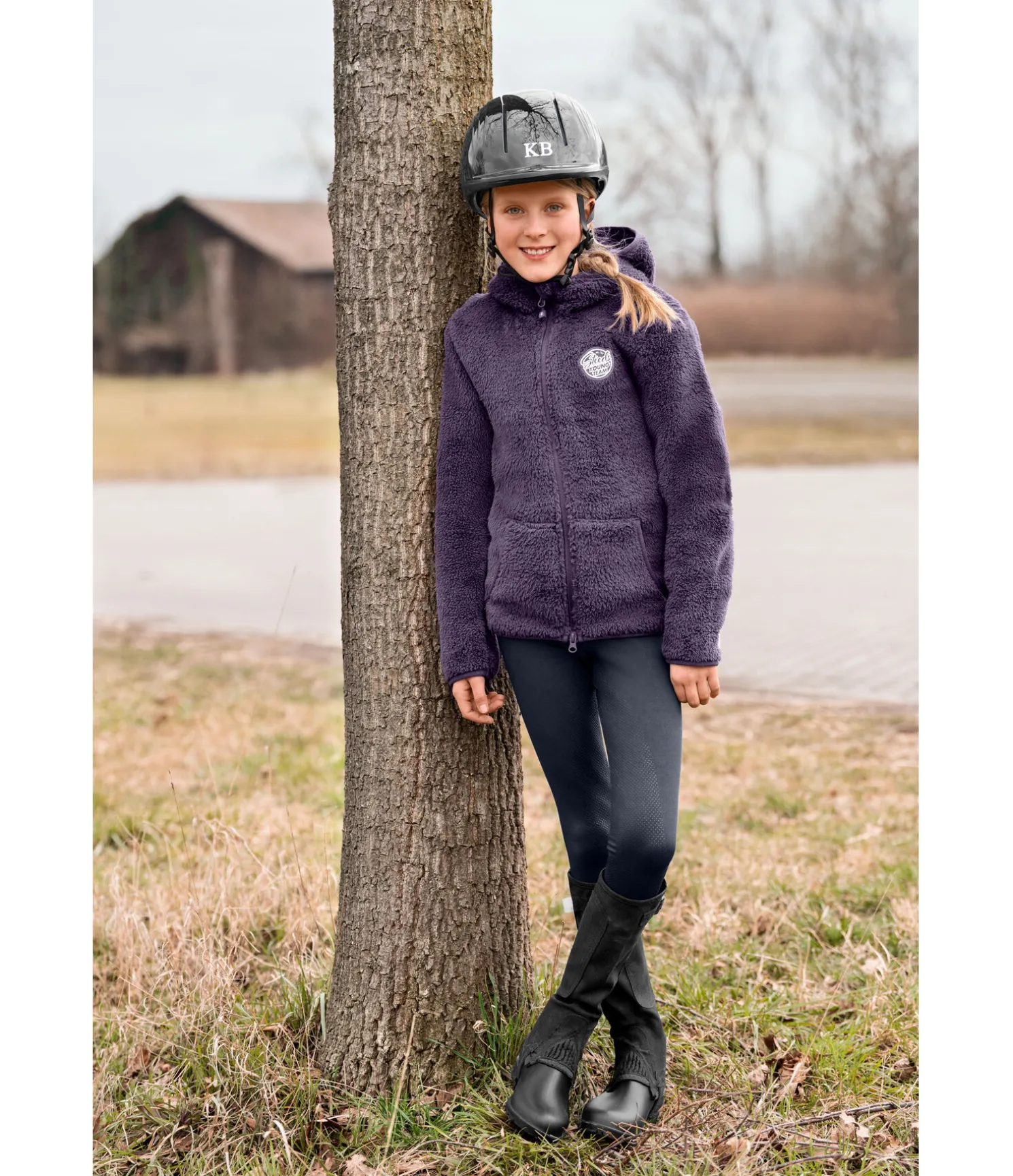 Veste à capuche en polaire Teddy enfant Irma