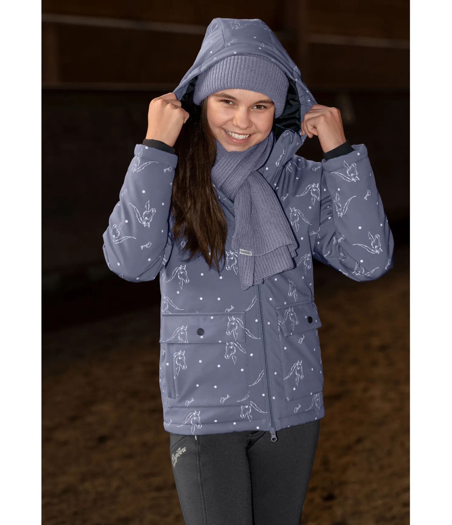 Veste d'hiver softshell enfant Janice