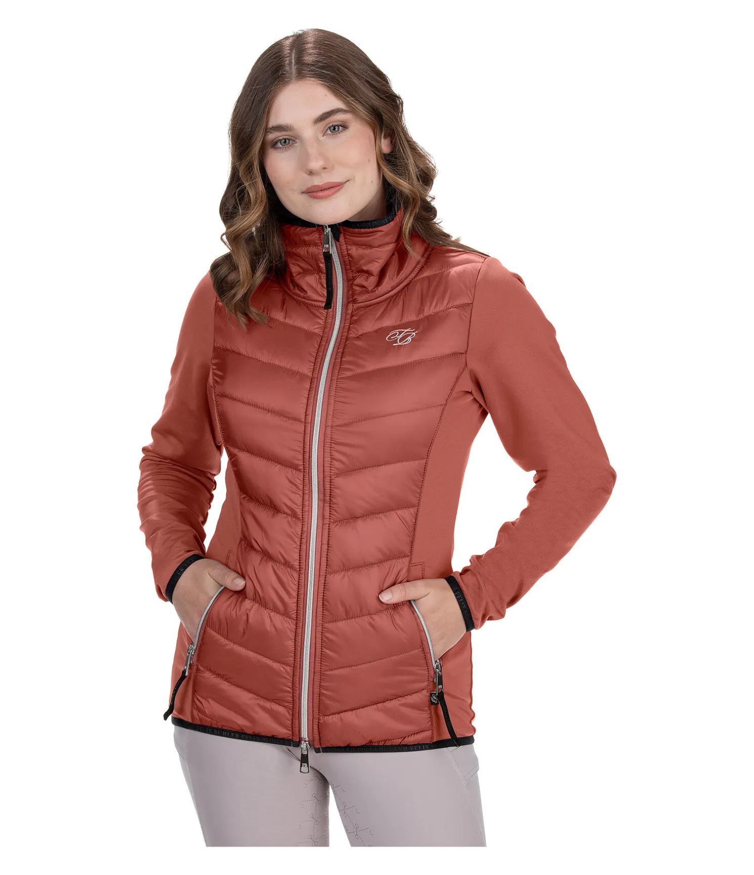 Veste d'équitation bi-matière Amelia