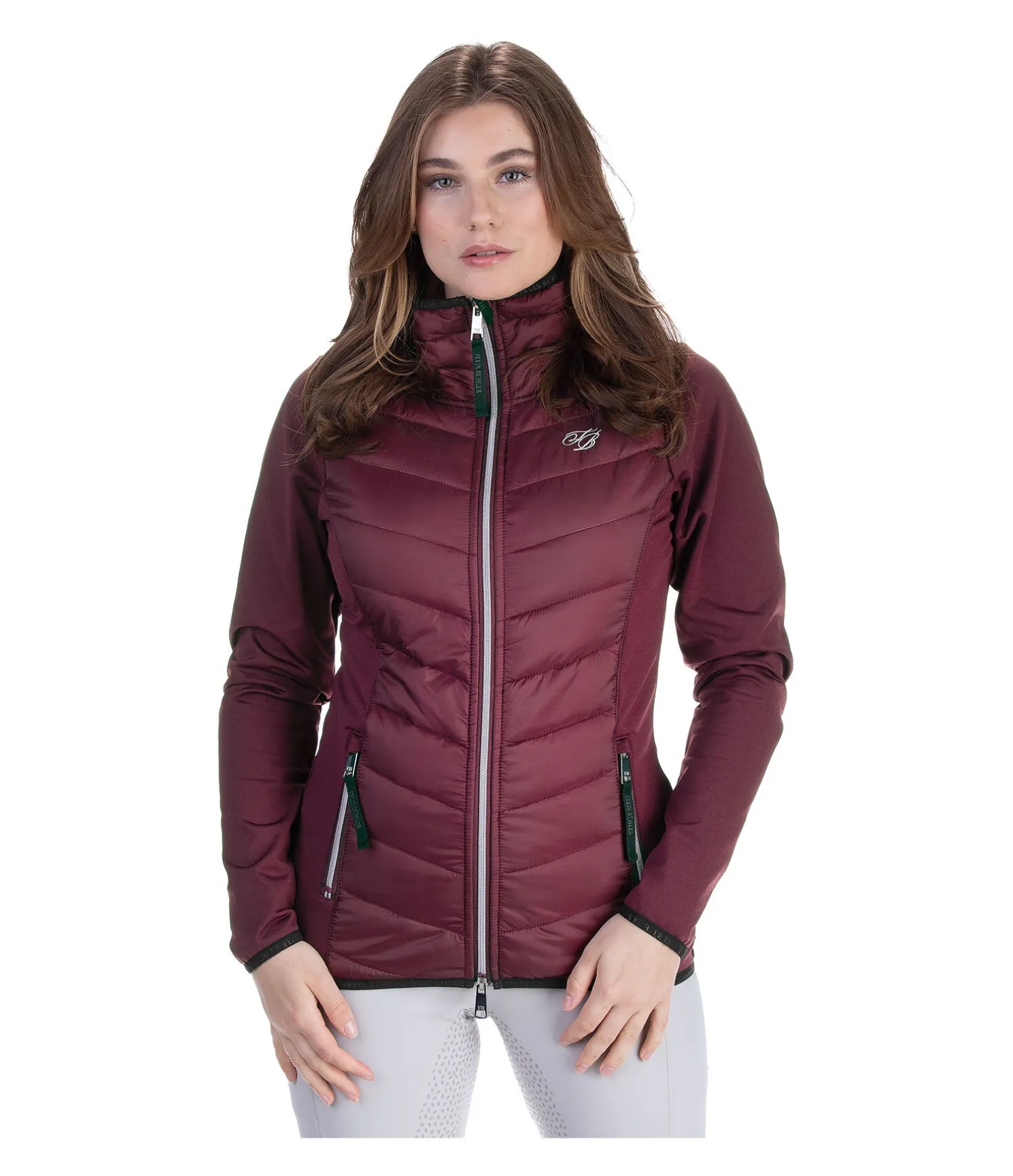 Veste d'équitation bi-matière Amelia