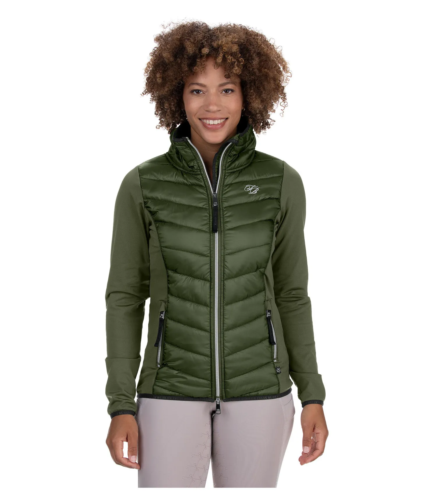 Veste d'équitation bi-matière Amelia