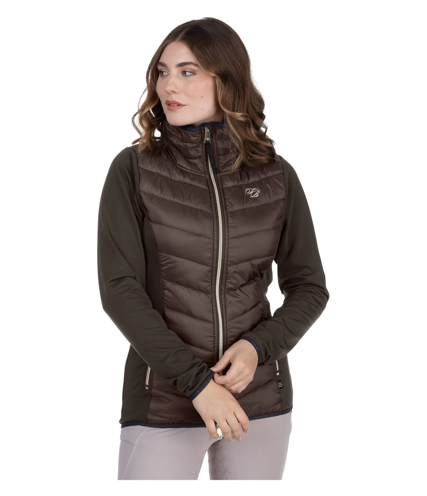 Veste d'équitation bi-matière Amelia