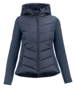 Veste d'équitation bi-matière à capuche Melli