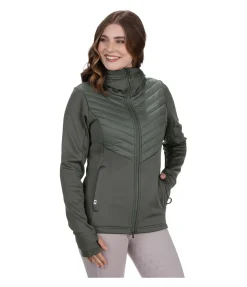 Veste d'équitation bi-matière à capuche Mara