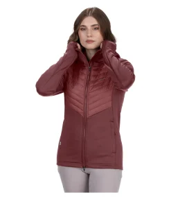 Veste d'équitation bi-matière à capuche Mara