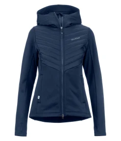 Veste d'équitation bi-matière à capuche Mara