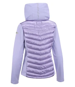 Veste d'équitation bi-matière à capuche Cora