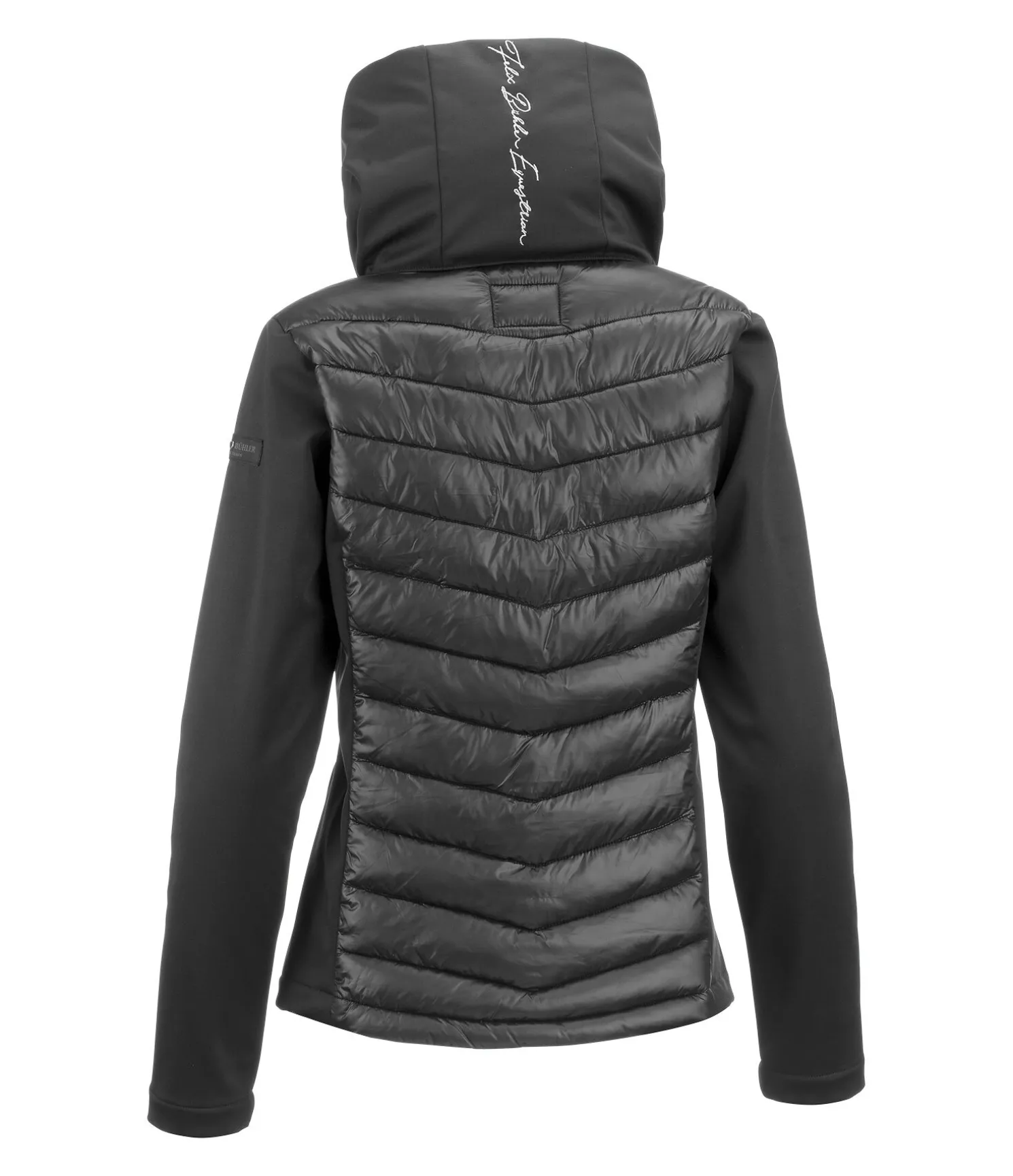 Veste d'équitation bi-matière à capuche Cora