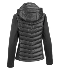 Veste d'équitation bi-matière à capuche Cora