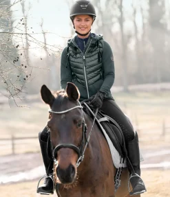 Veste d'équitation bi-matière enfant Bellia