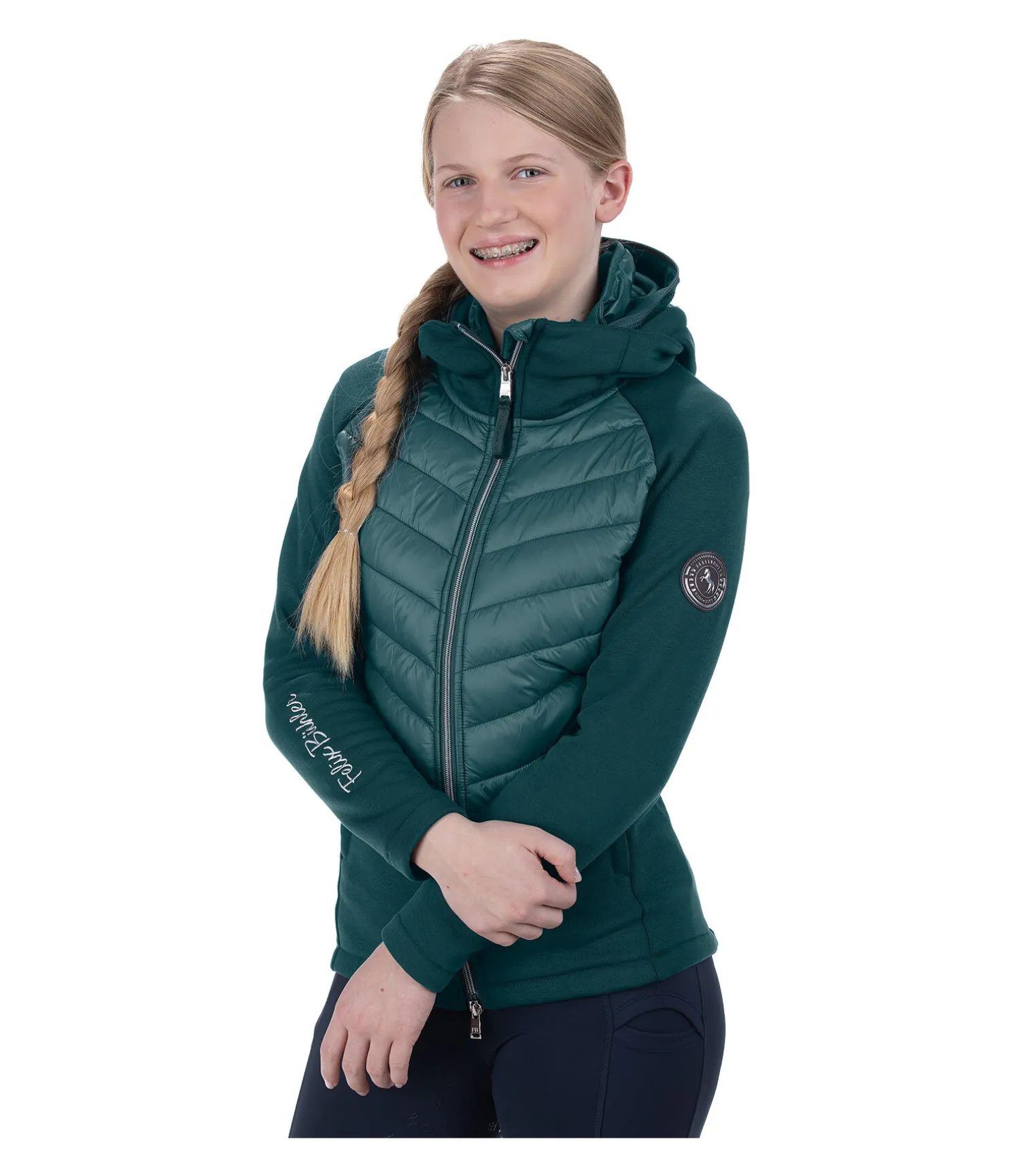 Veste d'équitation bi-matière enfant Dora